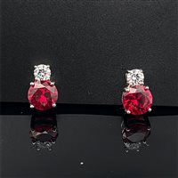 Ohrringe Ultima Edizione Dame Colore in Silber OAO6734 ROSSO - OAO6734 ROSSO
